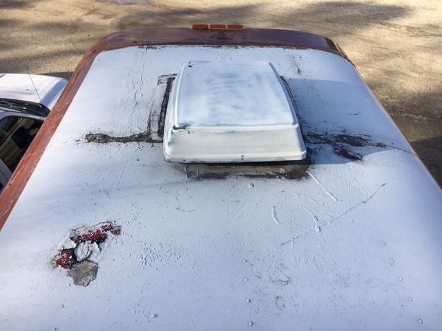 Front AC roof area